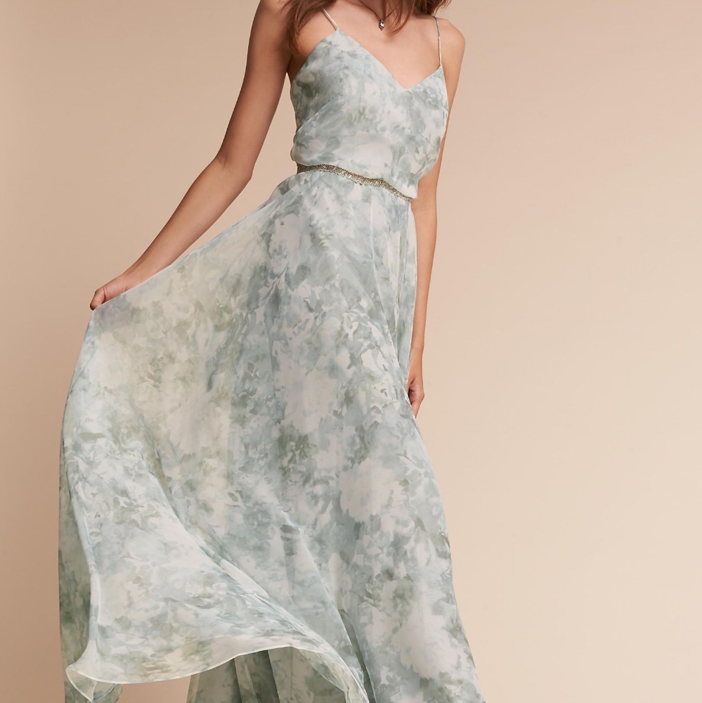Jenny Yoo Inesse Floral Print Bridesmaids Dress NWT